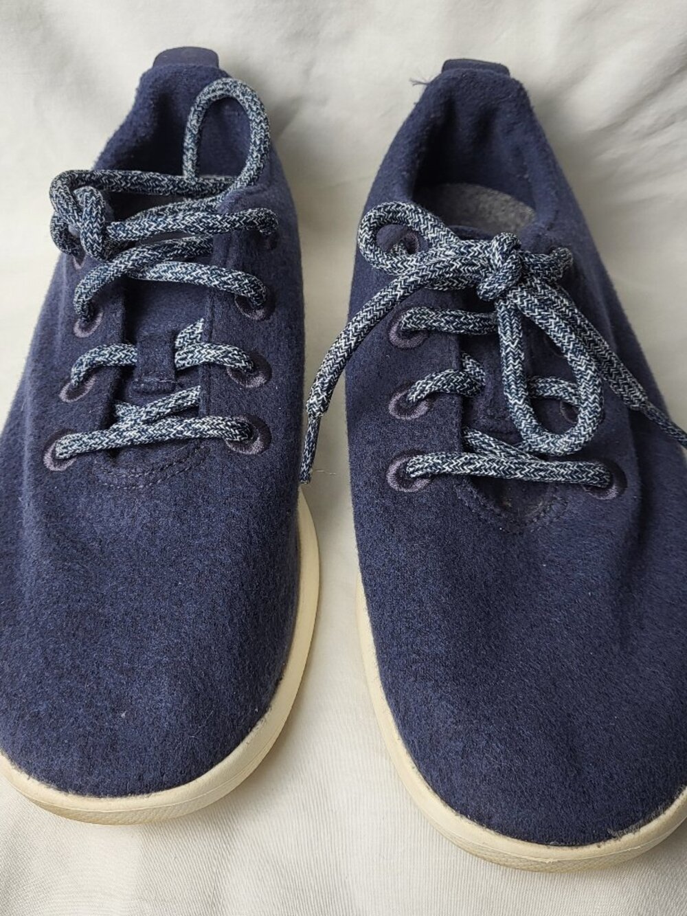 All Birds Sneakers Women's 8 Blue Merino Wool Washable Lightweight Cottagecore